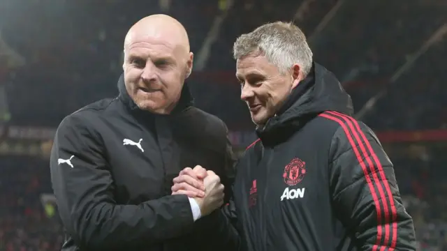 Sean Dyche and Ole Gunnar Solskjaer