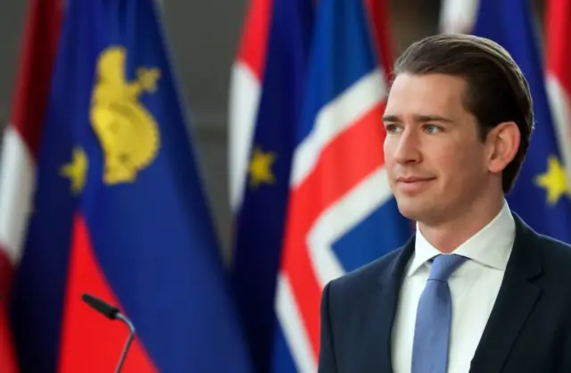 Austrian Chancellor Sebastian Kurz