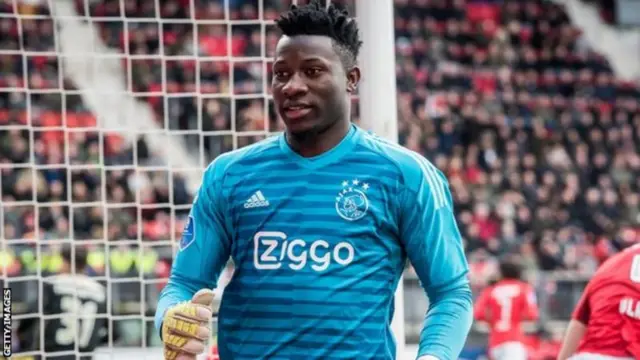 Cameroon goalkeeper Andre Onana