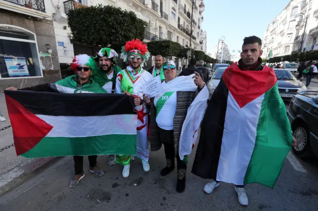 Algerian protesters