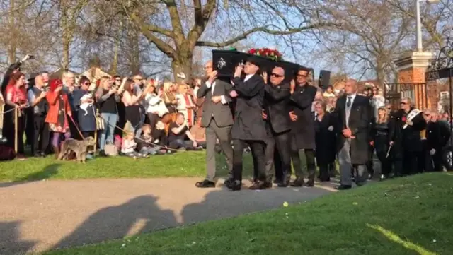 Keith Flint funeral