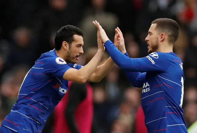 Eden Hazard and Pedro