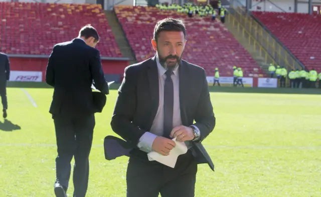 Aberdeen manager Derek McInnes