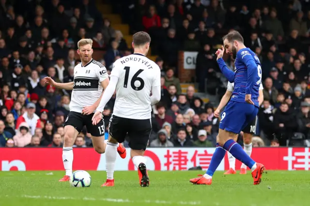Chelsea's Gonzalo Higuain