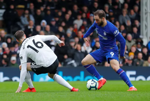 Chelsea's Gonzalo Higuain