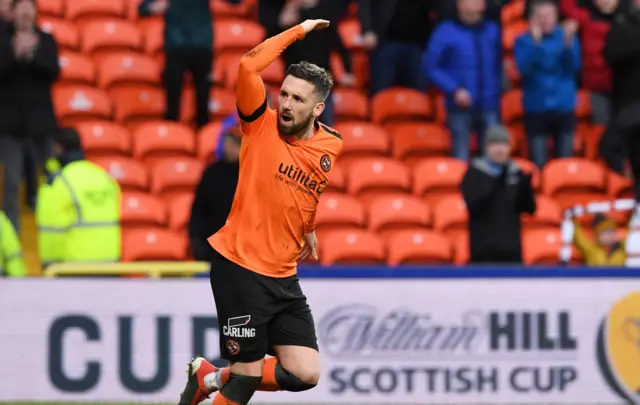 Dundee United goalscorer Nicky Clark