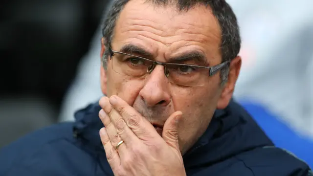 Chelsea manager Maurizio Sarri