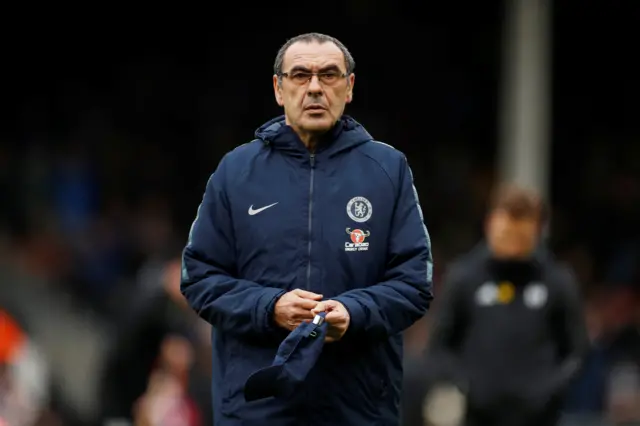 Chelsea manager Maurizio Sarri