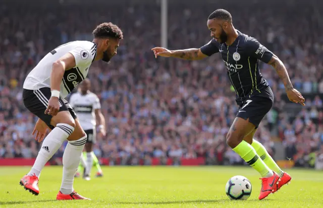 Cyrus Christie and Raheem Sterling