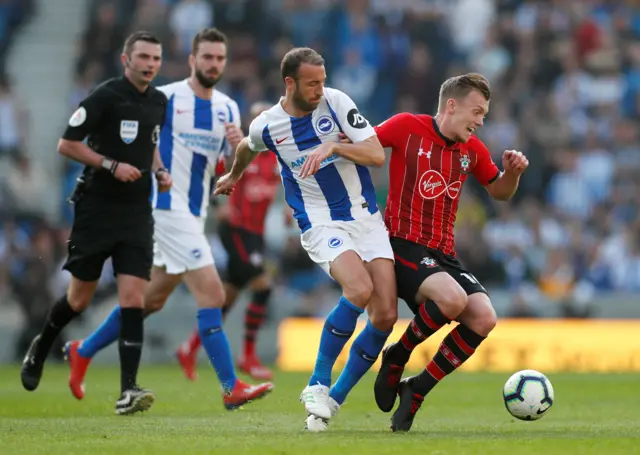 Glenn Murray and James Ward-Prowse