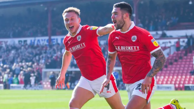 Barnsley celebrate