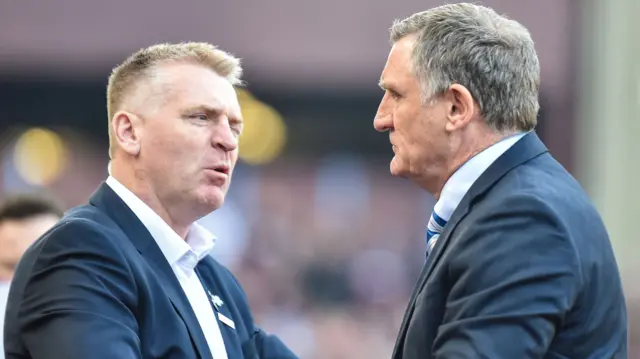 Dean Smith and Tony Mowbray