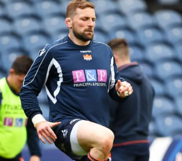 John Barclay continues his comeback after rupturing his achilles last May