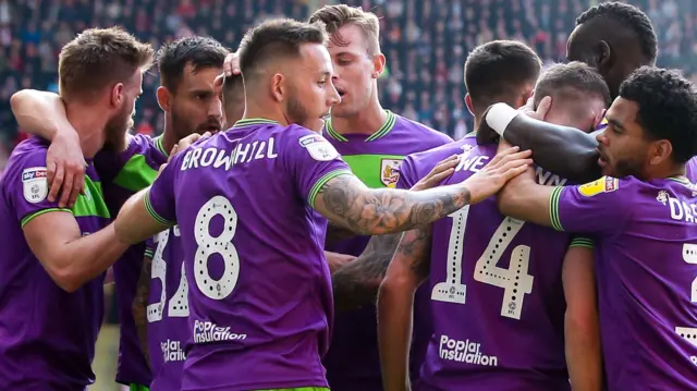 Bristol City celebrate