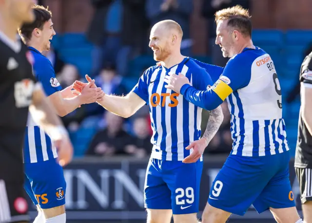 Kilmarnock celebrate