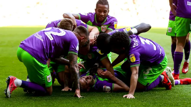 Bristol City celebrate