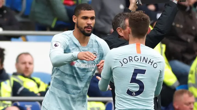 Jorginho and Ruben Loftus-Cheek