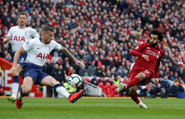 Mo Salah and Toby Alderweireld