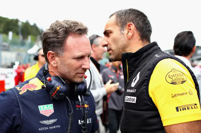 Cyril Abiteboul and Christian Horner