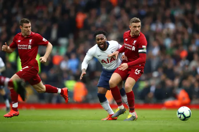 Danny Rose and Jordan Henderson