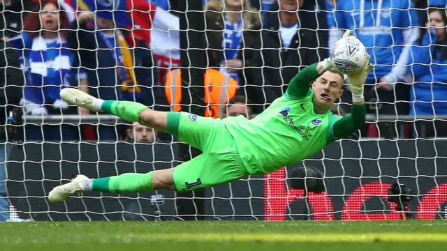 Keeper saves penalty