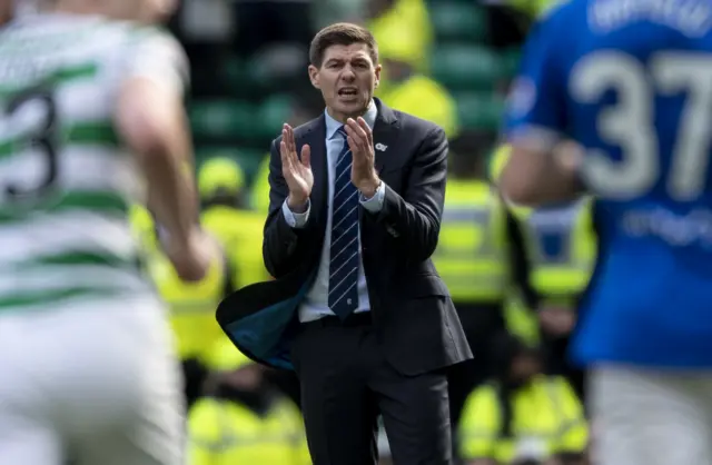 Rangers manager Steven Gerrard