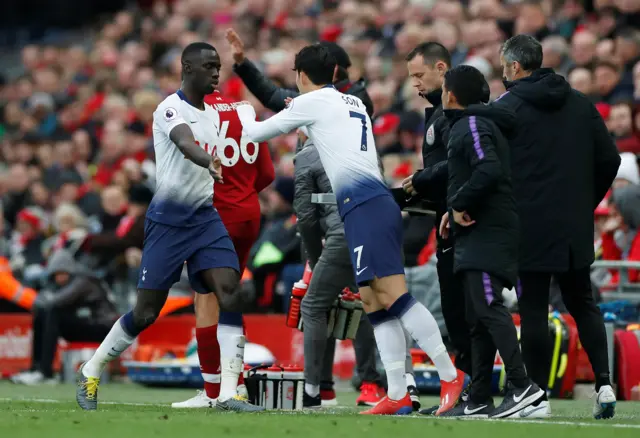 Son Heung-min and Davinson Sanchez