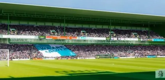 Impression of what the new stand at Home Park will look like