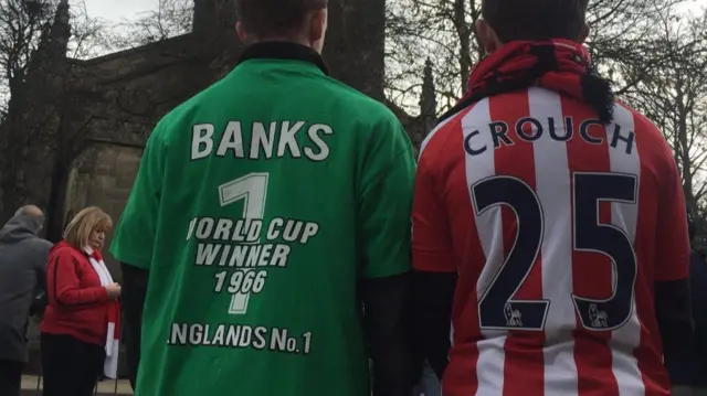 Fans at Stoke Minster