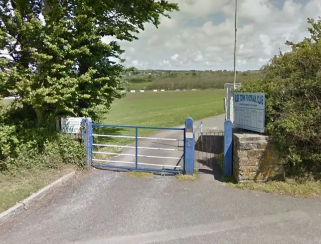 Bude Town Football Club entrance