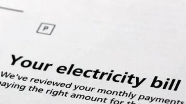 Generic electricity bill