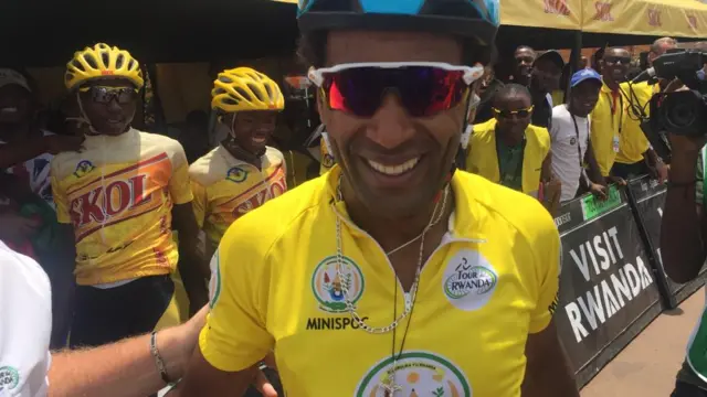 Merhawi Kudus won the yellow jersey