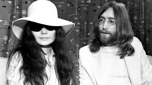 Yoko Ono and John Lennon