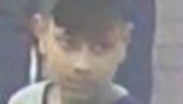 Image of male wanted in connection with investigation