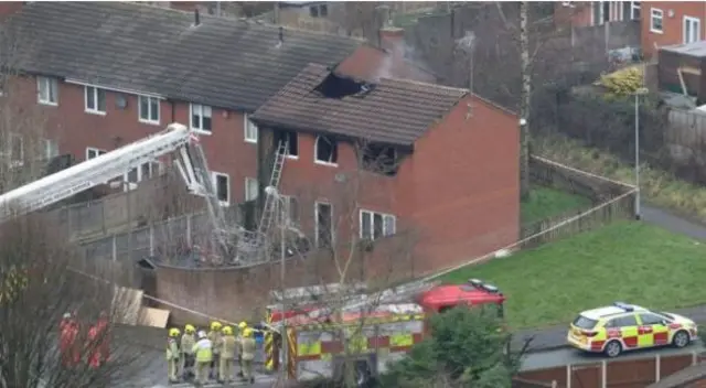 Stafford house fire