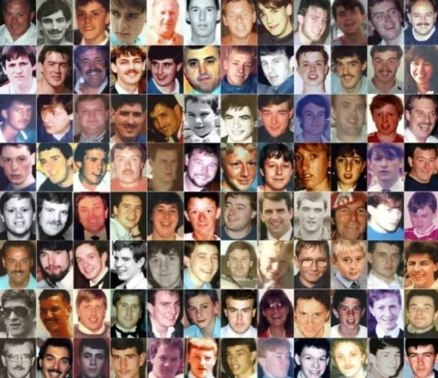 The people who lost their lives in the Hillsborough disaster