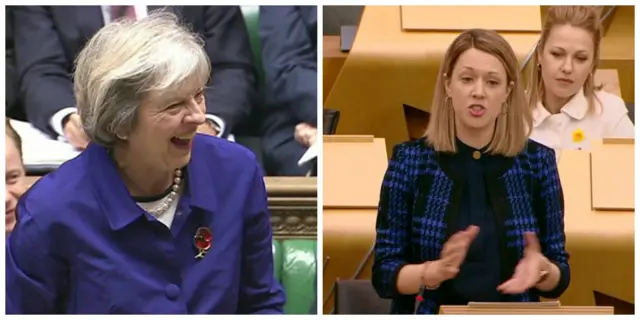 Theresa May faces fierce criticism for 'simples' joke from Jenny Gilruth