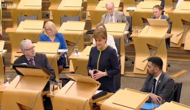 First Minister Nicola Sturgeon