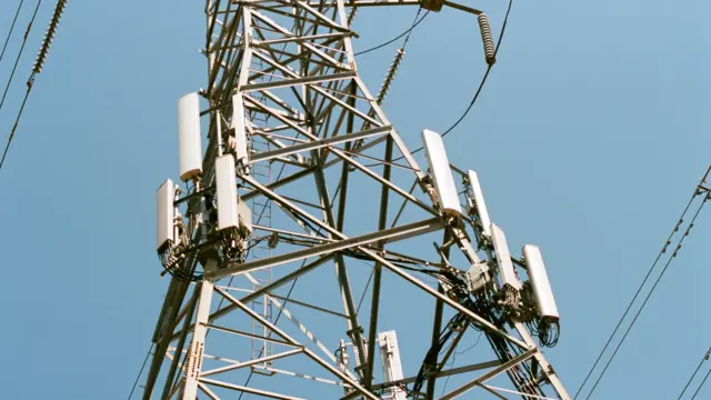 A mobile phone mast