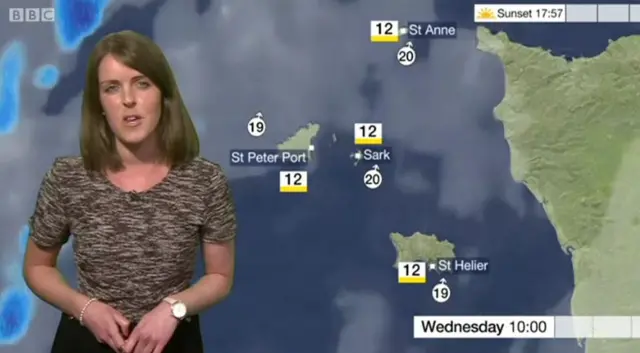 Alex Osborne presents the Guernsey and Jersey weather forecast