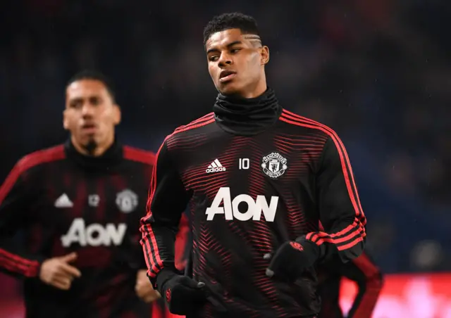 Marcus Rashford and Chris Smalling