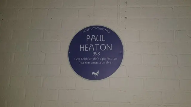 Paul Heaton plaque