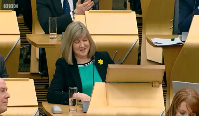 Scottish Green Party co-leader of the parliamentary group Alison Johnstone