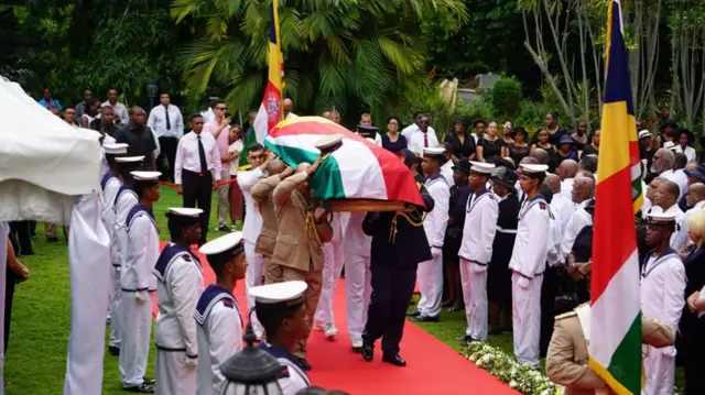 The state funeral for France-Albert René in the Seychelles