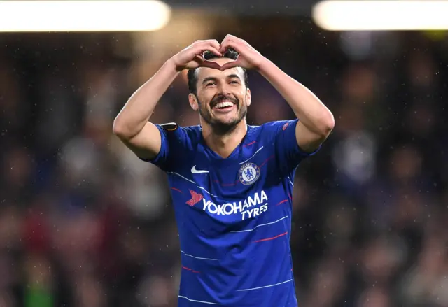 Pedro celebrates