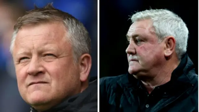 Chris Wilder and Steve Bruce