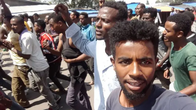 Land protesters in Oromia, Ethiopia