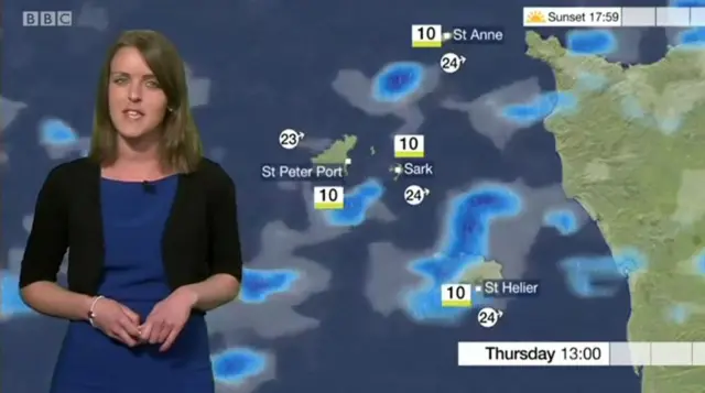 Alex Osborne presents the Channel Islands weather forecast