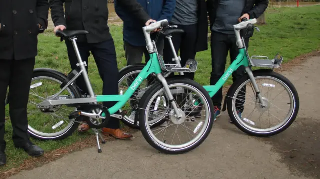 Two of the bikes