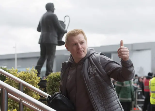 It's Neil Lennon's first match back at Celtic Park in his second spell in charge